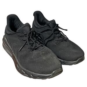 Larnmern Mens Size 10.5 Black Mesh Lace Up Non Slip Work Food Service Shoes